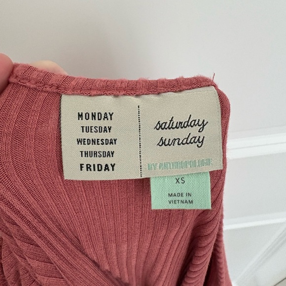 NWT Anthropologie Saturday Sunday Charla Midi Dress Size XS - Picture 8 of 9